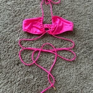 Victoria's Secret Neon Pink Bikini Top